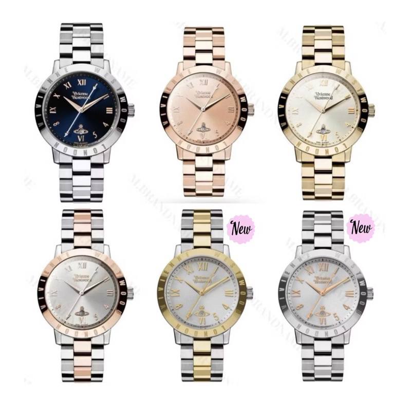 📌พรีออเดอร์ 7-10 วัน✨Vivienne Westwood Bloomsbury Ladies Watch 34 mm
