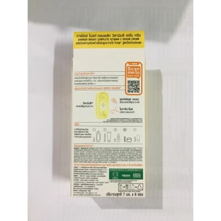 Garnier Bright Complete Vitamin C Serum Cream SPF30PA+++6ซอง การ์นิเย่ ไลท์ คอมพลีท วิตามินซี เซรั่ม ครีม