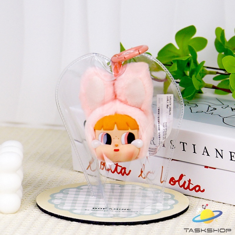 พร้อมส่ง ซองใส่ crybaby ซองใส่powerpuff ถุงใส่โมเดล labubu ลาบูบู้