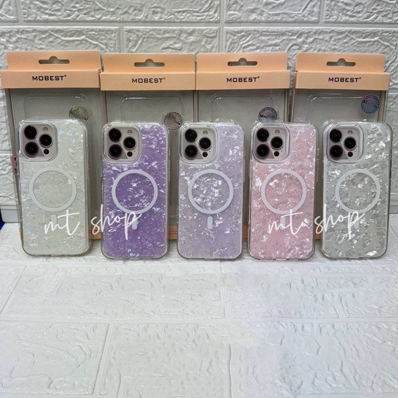 เคสโทรศัพท์มือถือ PC แบบแม่เหล็ก กันกระแทก หลากสี สําหรับ i 16 16Pro 16ProMax 15 15Pro 15Plus 15pm 14pm 13pm 12pm