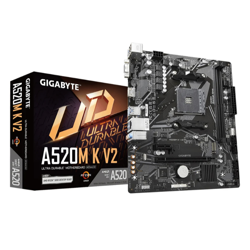 🆙 พร้อมส่ง :: MB :: (AM4) GIGABYTE A520M-K V2 Rev1.1 (DDR4)