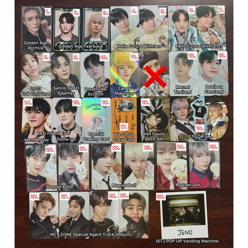 [VDO] พร้อมส่ง JENO NCT DREAM - Golden Age Hello Future Candy Beatbox ISTJ Withfans Makestar Magnet Doll NCT ZONE