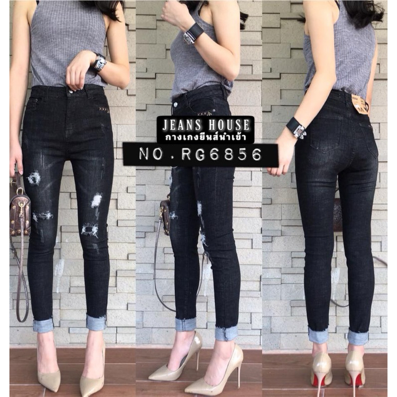 🔥🔥 SALE 490 𐙚 กางเกงยีนสทรงเดฟ RG6856 ทรงเดฟ