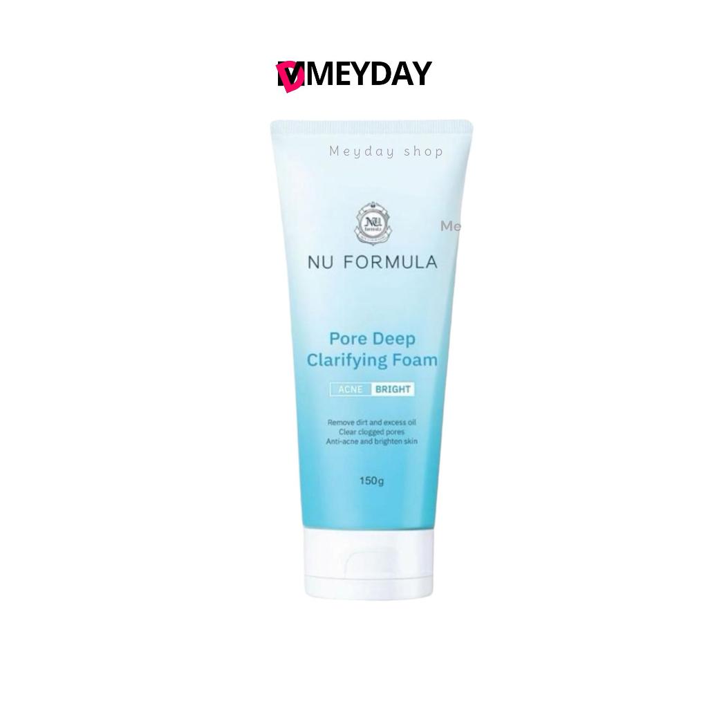 โฟมล้างหน้า นู ฟอร์มูล่า Nu Formula Pore Deep Clarifying Foam ขนาด150g.