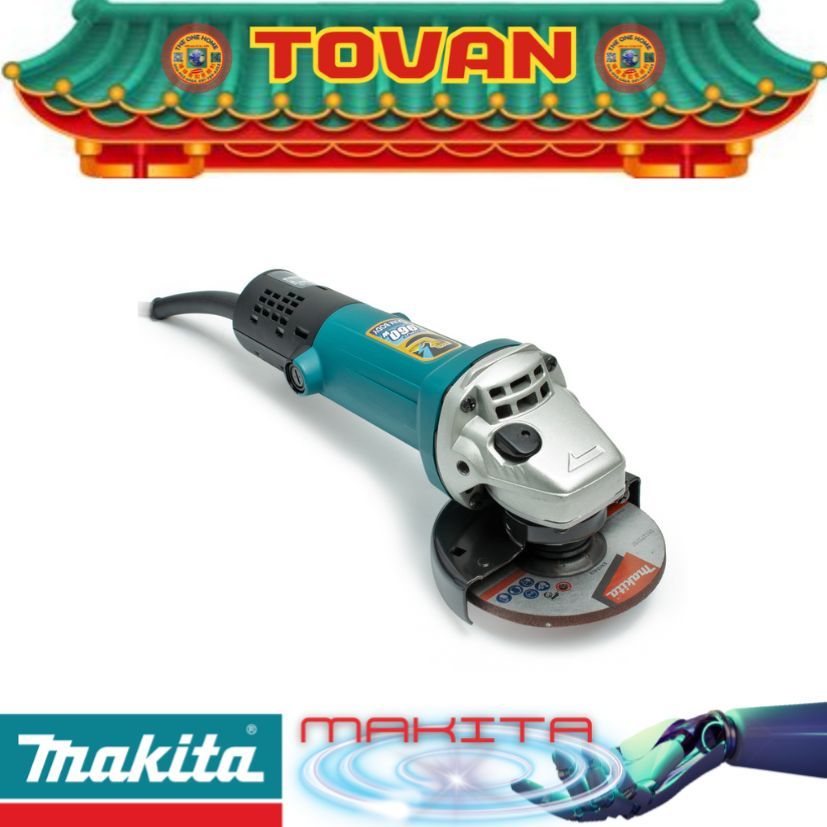 MAKITA รุ่น 9533B เครื่องเจียร์ไฟฟ้า ขนาด 4 นิ้ว กำลังไฟ 720 วัตต์ # ออก..ใบเสร็จ-ใบกำกับ