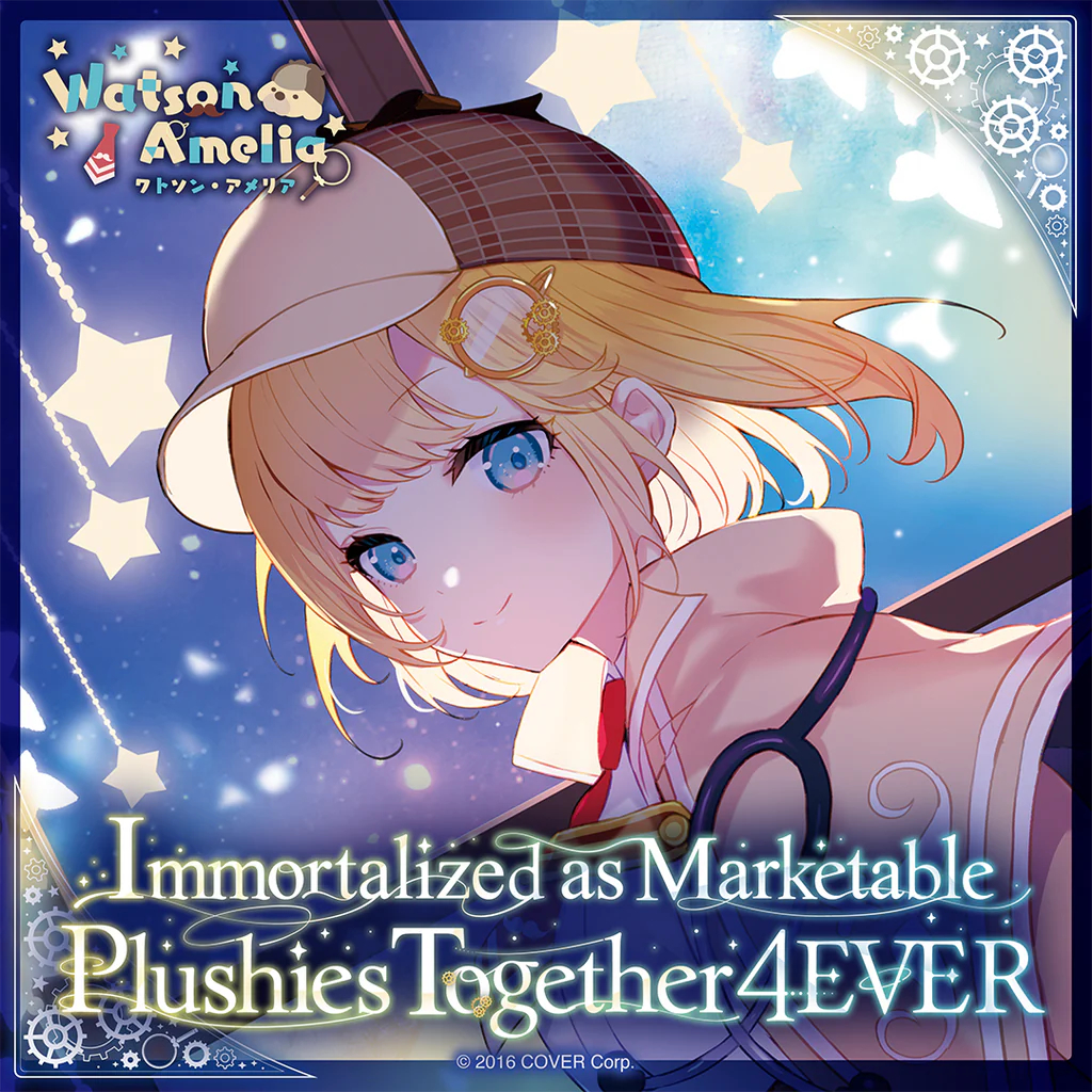 (พร้อมส่ง) Watson Amelia “Immortalized as Marketable Plushies Together 4EVER” (Hololive)