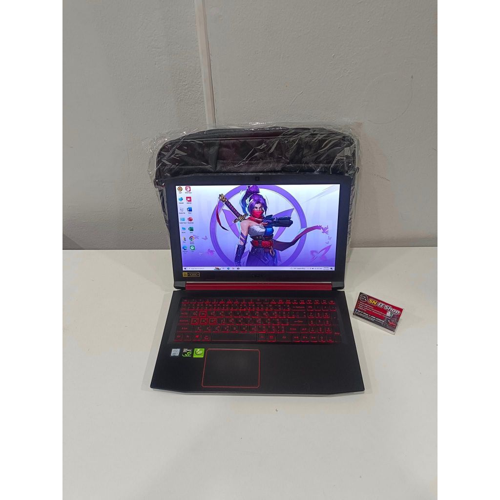 โน๊ตบุ๊คเกมส์มิ่ง Acer Nitro 5 (มือสอง) ราคาสุดคุ้ม สเปค I5 GEN 7 RAM 16GB SSD M.2 256GB HDD 1TB NVI