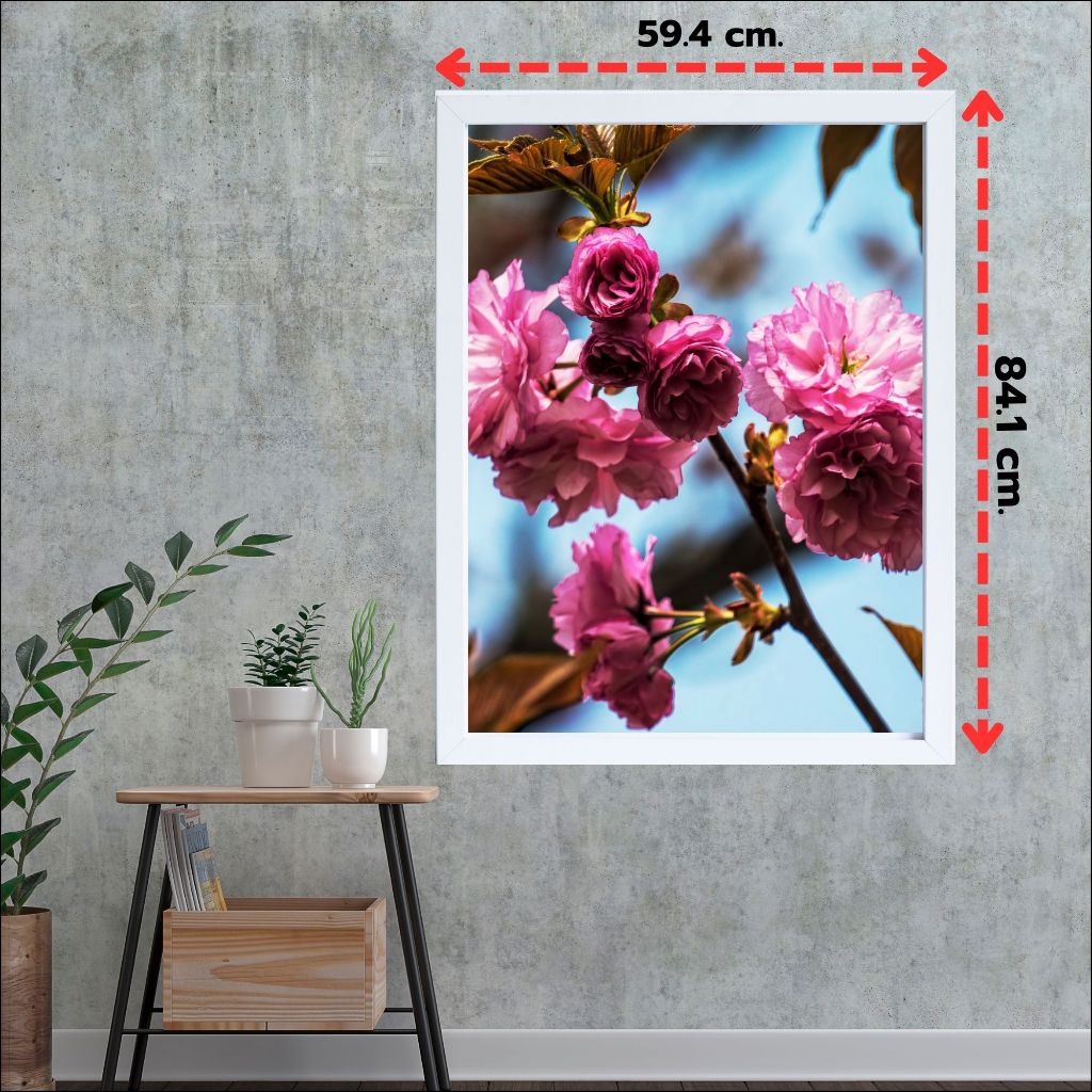กรอบขนาด A1  (59.4x84.1 cm)  พร้อมปริ้นรูป A1  พร้อมจัดส่งค่ะ