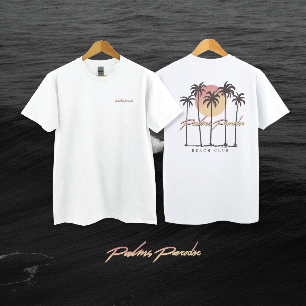 เสื้อพิมพ์ลาย Palm paradise
