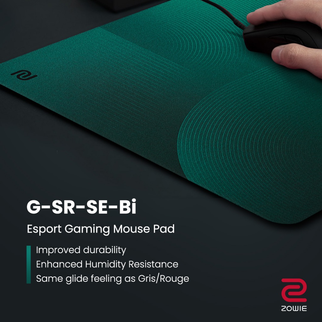 ส่งด่วน+โค้ดลด ZOWIE MOUSE PAD G-SR SE ZC04 GREEN แผ่นรองเมาส์ ของ ศูนย์ไทย