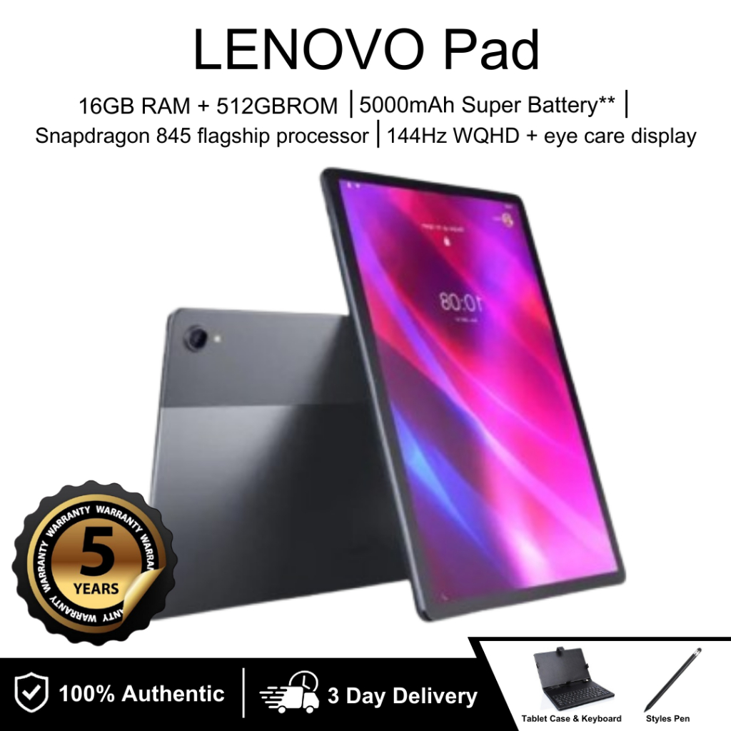 ซื้อ แท็บเล็ต LENOVO M10 Android 12 12 นิ้ว 12GB RAM - 512GB ROM Dual SIM 5G รองรับซิมการ์ดทั้งหมด