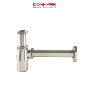 DONMARK ชุดท่อน้ำทิ้งกระปุก สแตนเลส ชาร์ปยาว (1-1/4 นิ้ว) รุ่น DO-20S