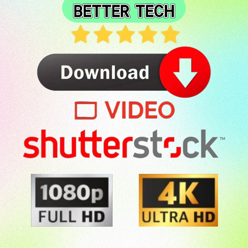 [Betterteck][ไฟล์วิดีโอ ShutterStock] HD, 4K วิดีโอคลิป / จัดส่งทันที