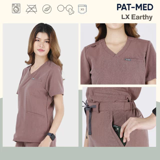 PAT-MED Scrubs Sets Top & Pants for Female รุ่น LX - Earthy ชุดสครับแพทย์ พยาบาล (ไม่รวมปักชื่อ)