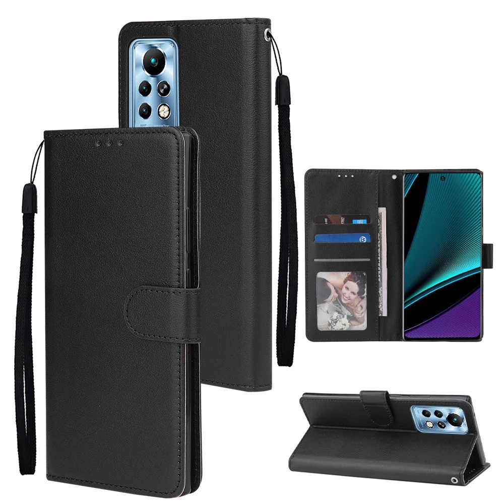 เคสฝาพับ ล็อค สำหรับ infinix Smart5 Smart8 Hot10play Note12pro Note30 4G 5G