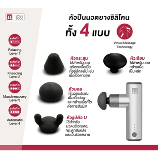 𝐌𝐀𝐊𝐎𝐓𝐎 เครื่องนวดมือถือ ปืนนวดไฟฟ้า รุ่น My Gun มือจับนวดไฟฟ้า นวดกล้ามเนื้อเฉพาะจุด