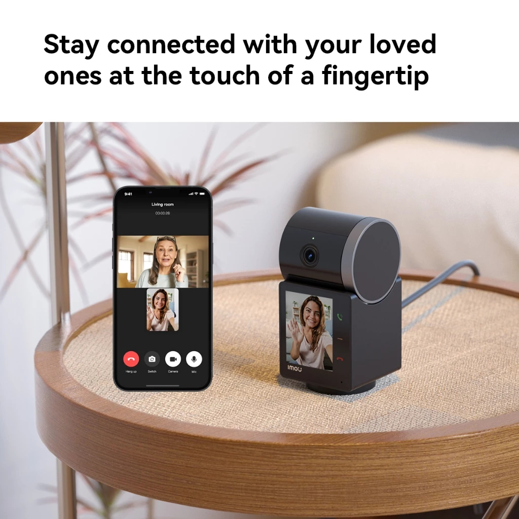 กล้องวงจรปิด IMOU REX VT PRO 5MP 3K WiFi PTZ หมุนได้ One-touch วิดีโอคอลแบบ 2 ทาง มีแบตในตัว ประกัน 2 ปี