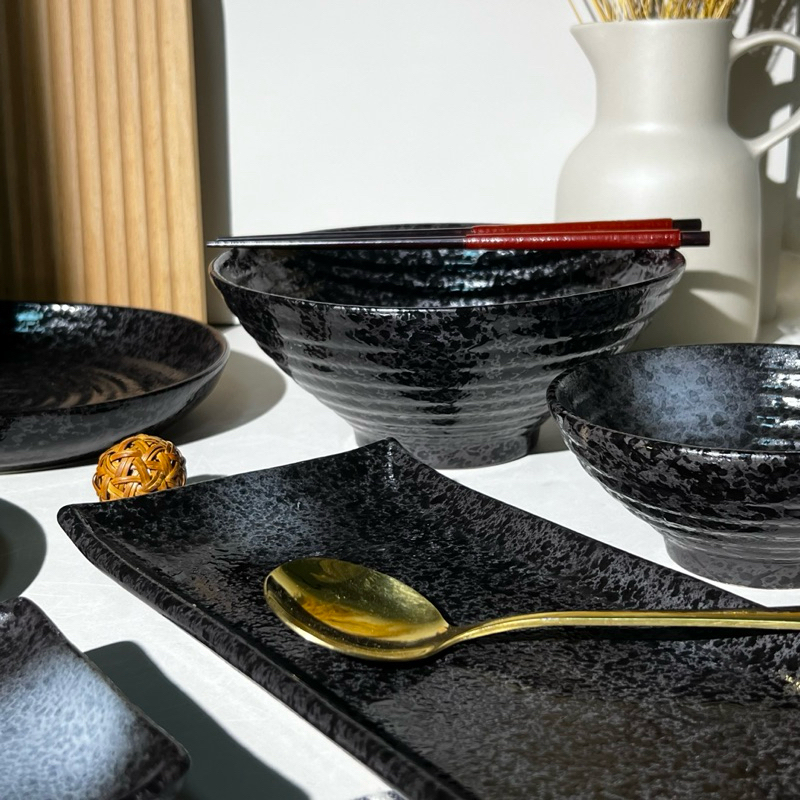 จาน ชามเซรามิค สไตล์ญี่ปุ่น เคลือบเทคนิคพิเศษ เข้าไมโครเวฟได้ - รูปที่ 3