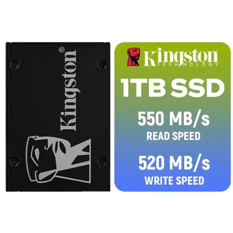 SSD KINGSTON KC600 SATA 3.0 256GB 512GB 1TB (SKC600/256G) (SKC600/512G) (SKC600/1024G) เอสเอสดี