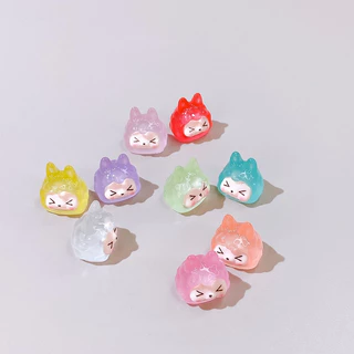 Luminous Small KiKi Micro Landscape Ornament Outdoor Glowing Miniature รูปปั้นกระถางสวนตกแต่งบ้าน