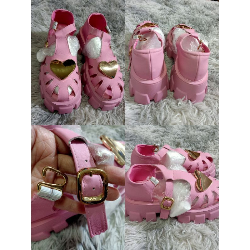 รองเท้า หัวใจ สีชมพู #VSHOES SIZE 37