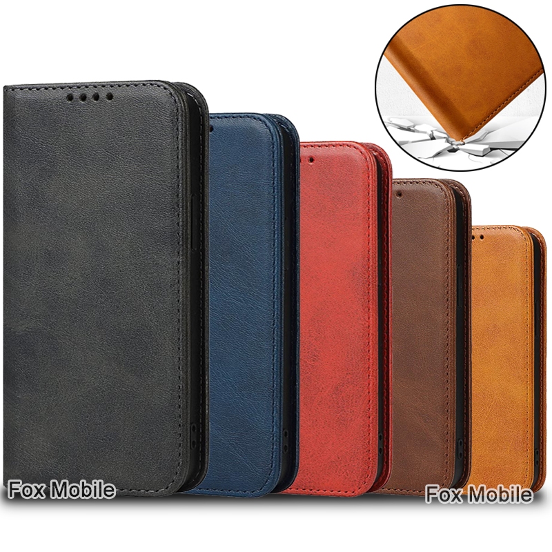 รุ่นใหม่ OPPO A3X A3Pro A3 4G A60 A38 A18 Reno12F Reno11F Reno11 เคสฝาพับ ตั้งได้ ล็อคได้ สำหรับ ออโป้ ใส่บัตรได้ XUNDU