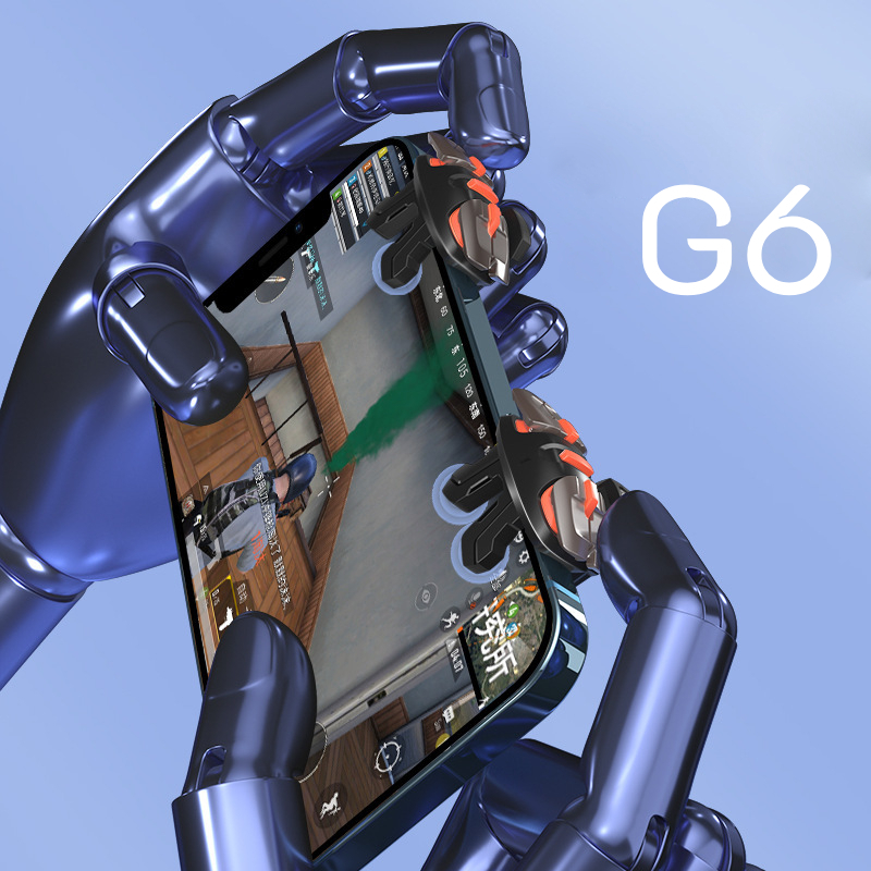 G5 G6 จอย PUBG (มี 4 แบบ) จอยราชากินไก่ (ใส่เคสได้) แบบหนีบ ตัวช่วยยิงเกมแนว PUBG จอยเกม จอยเกมส์ จอยเกมส์มือถือ