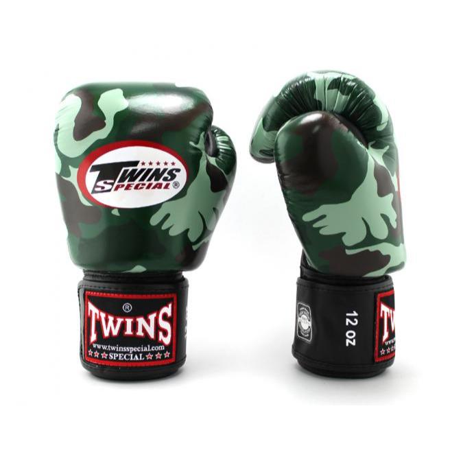 นวมชกมวย ทวินส์ สเปเชี่ยล Twins Special Boxing Glove FANCY Series รวมสี หนังแท้ ,FBGV-JG-GREEN