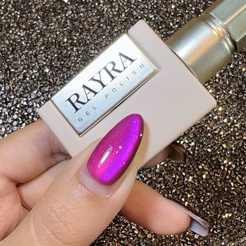 สีเจล  Rayra premium gel 1 color 2เหลือบ พร้อมชาร์จ RL10