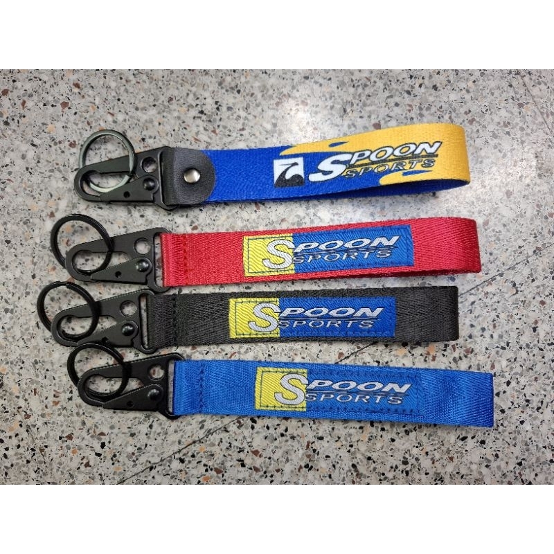 พวงกุญแจผ้าซิ่ง ลาย SPOON