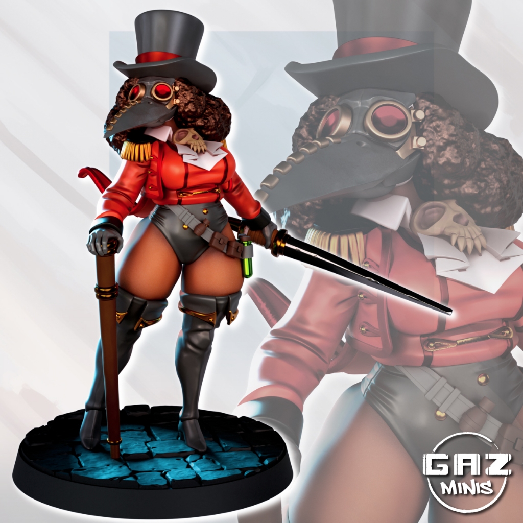 PlagueDoc Zarya (DnD Miniature)