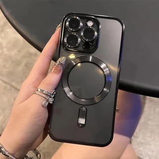 แรงดูดแม่เหล็กที่แข็งแกร่ง การชาร์จรวดเร็ว case เคส เคสไอโฟน iphone 16 15 14 13 12 11 pro promax plus + #ip01