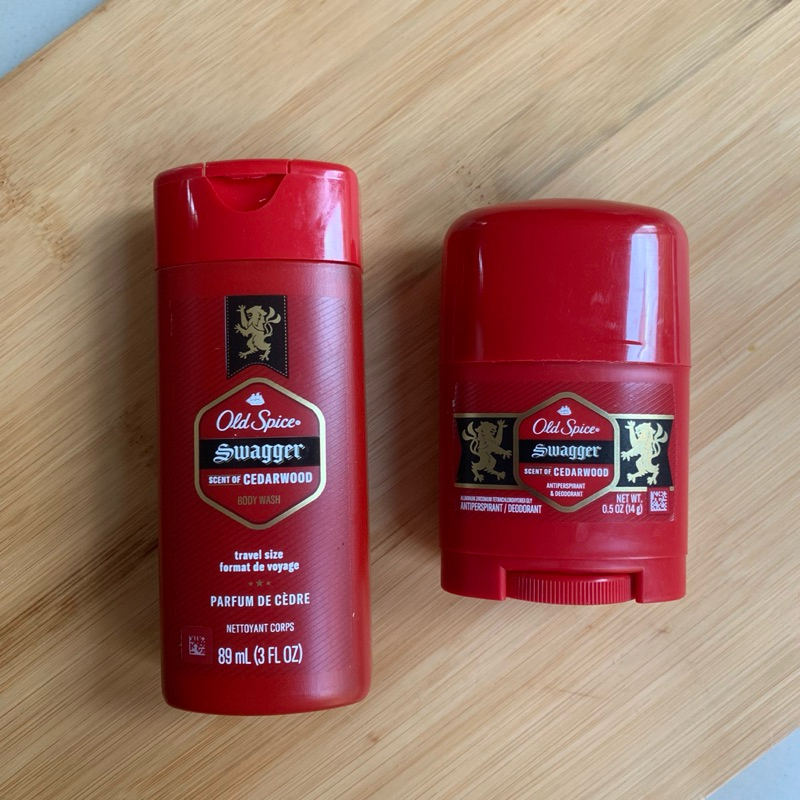 (ของแท้ของใหม่หิ้วมาเองจากเมกา)สบู่อาบน้ำขนาดพกพา Old Spice Swagger Body Wash และระ Deodorant ระงับกลิ่นกาย ขนาด 14 กรัม