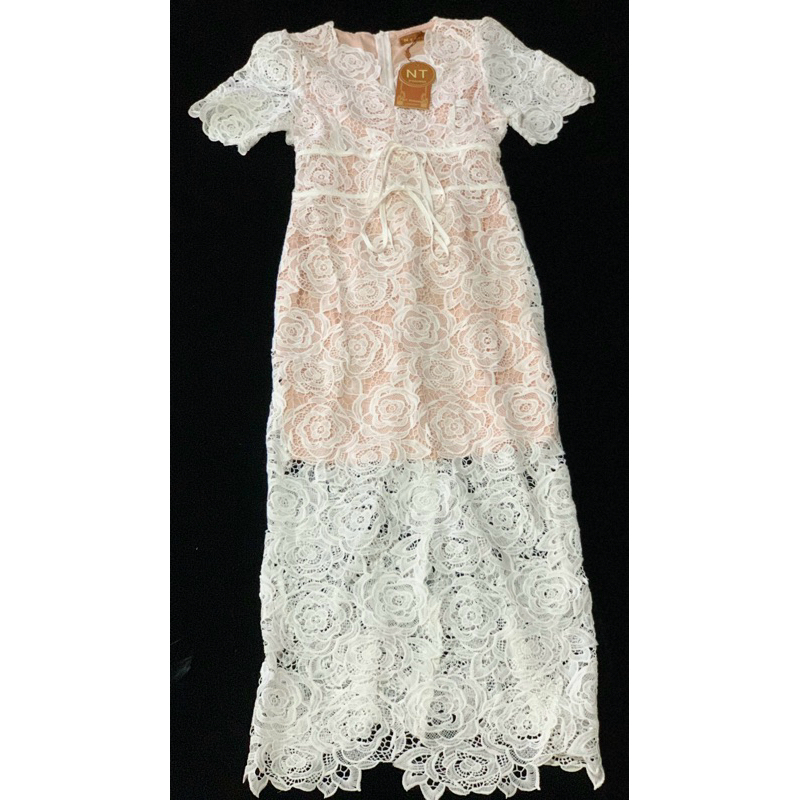 NT princess ลูกไม้ขาวแน่นๆ M Lต้น