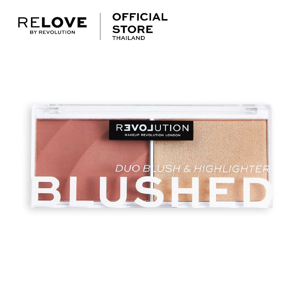 Makeup Revolution - Relove Duo Blush & Highlighter Blushed