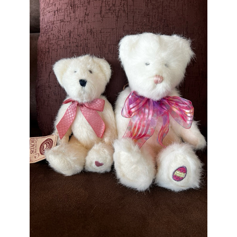 ตุ๊กตาหมีบอยVintage Boyds Bear Kimmy - 10 inches เซต2 ตัว