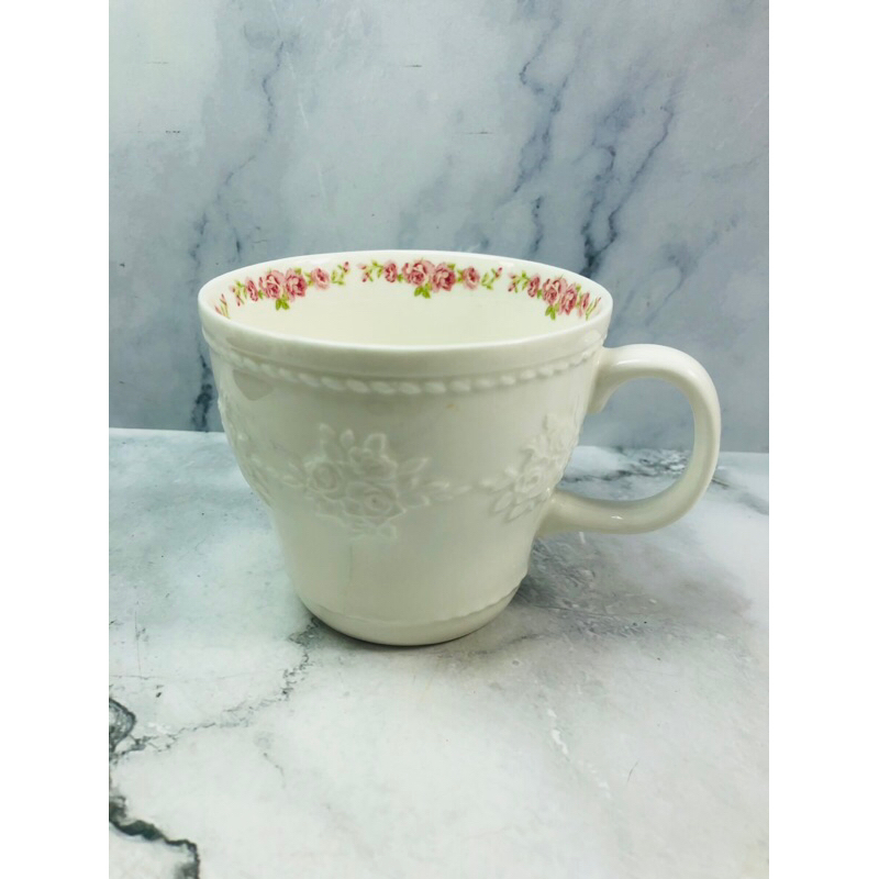 LIZ LIZA : แก้วมัคลายนูน 380ml. (AA : LIZ)