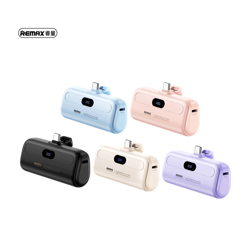 Remax Mini PowerBankพาวเวอร์แบงค์ 5000 mAh สำหรับอินเทอร์เฟซสายฟ้า (IPH/Type-c ) RPP-633/RPP-632