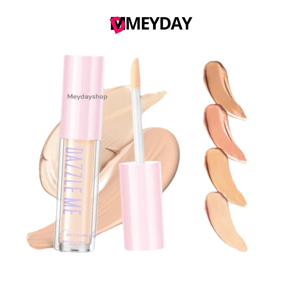 DAZZLE ME คอนซีลเลอร์ แดซเซิล มี Our Secret Cover Concealer เนื้อบางเบา ปกปิดขั้นสุด รอยสิว รอยแดง