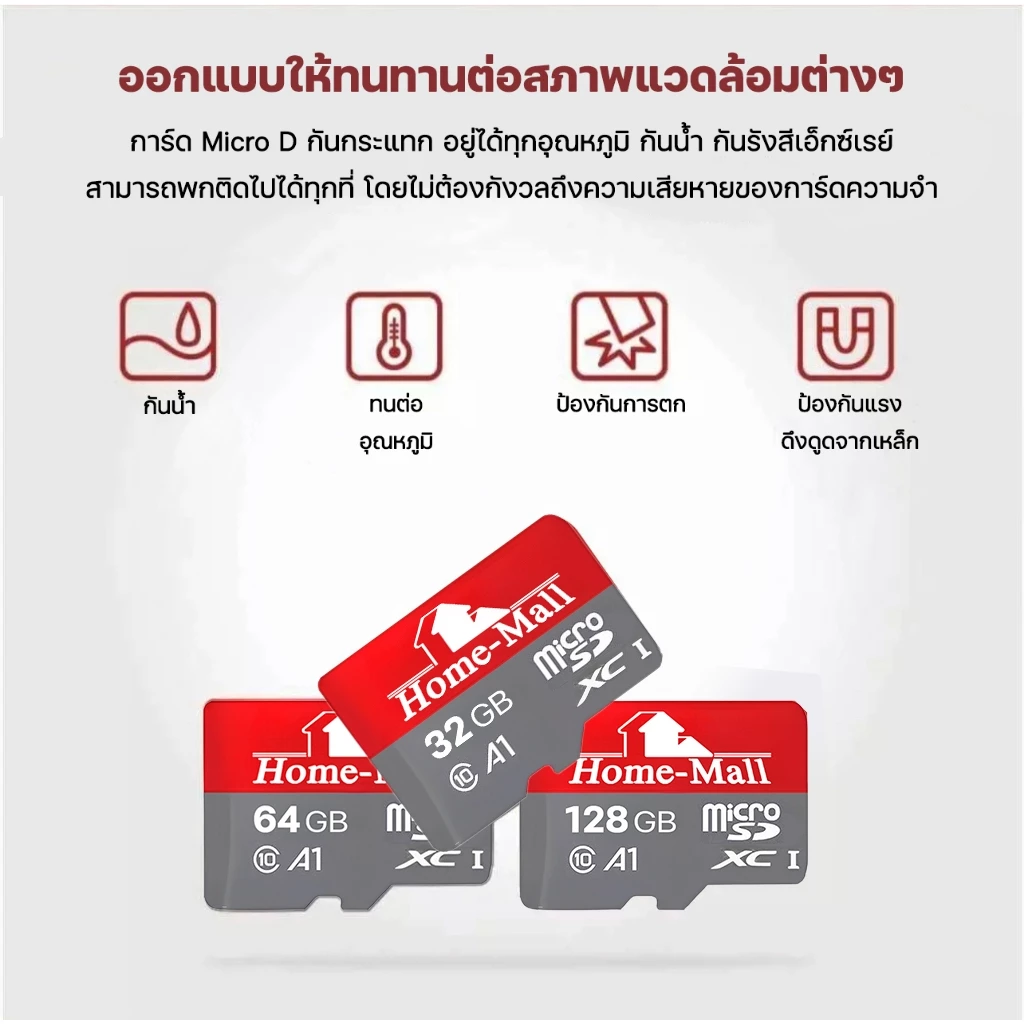 HOME-MALL Memory Card Class10 MicroSDXC 16GB/32GB/64GB/128GB thumbnail 9