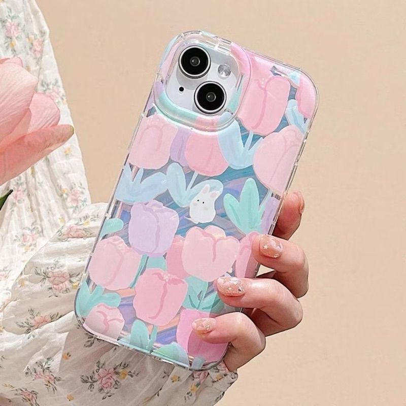 Supercase | I7P-i15promax เคสใสไอโฟน Hologram i15 i15pro i15plus i7P IX IXR IXSMAX i11 i11pro i11pro
