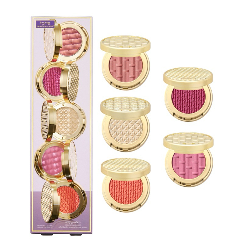 ลด20-30% โค้ดวิดิโอ MLBB Tarte stay golden Amazonian clay cheek set เซทของขวัญ