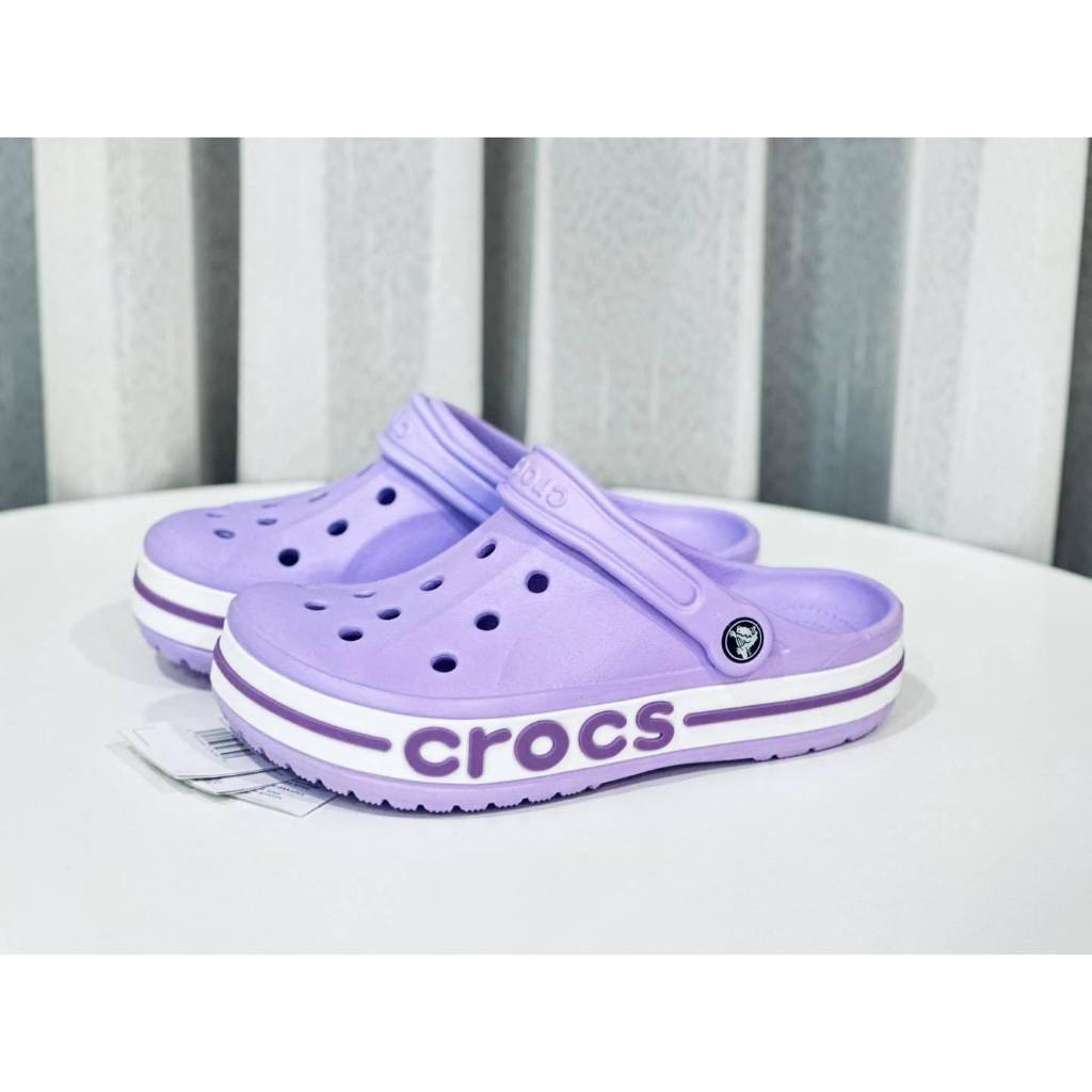 Crocs LiteRide Clog รองเท้าคร็อคส์รุ่นฮิตได้ทั้งชายหญิงรองเท้าแตะ Crocs ผลิตจากยางอย่างดีนิ่มเบาไม่ลื่นใส่สะอาดเท้า