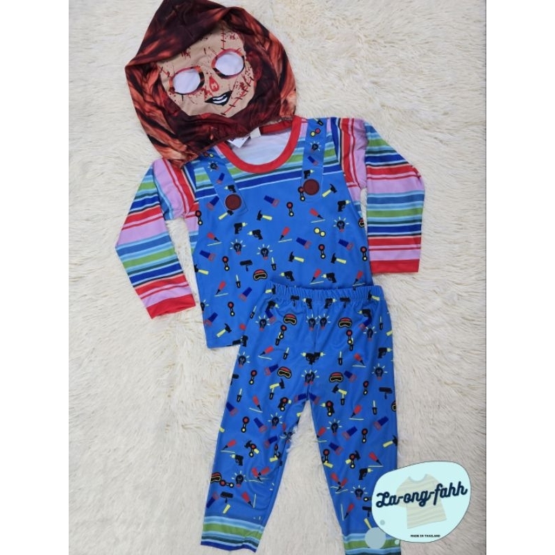 ชุดฮาโลวีนชุดฮาโลวีนเด็กชุดชัคกี้ chucky 🎃👻