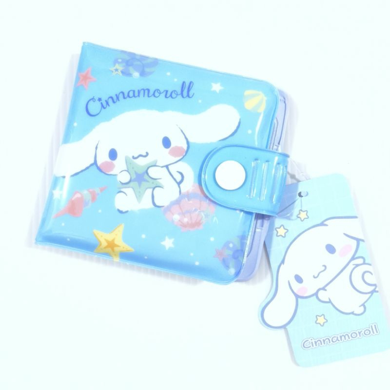 กระเป๋าตังค์เด็กแบบ2พับ ลายชินนาม่อนโรล กระเป๋าสตางค์PVCกันน้ำ
