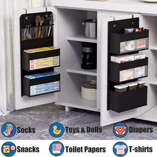 ที่เก็บของแบบแขวนติดผนัง ชั้นวางของแบบผ้า สามารถแขวนติดกับปร…