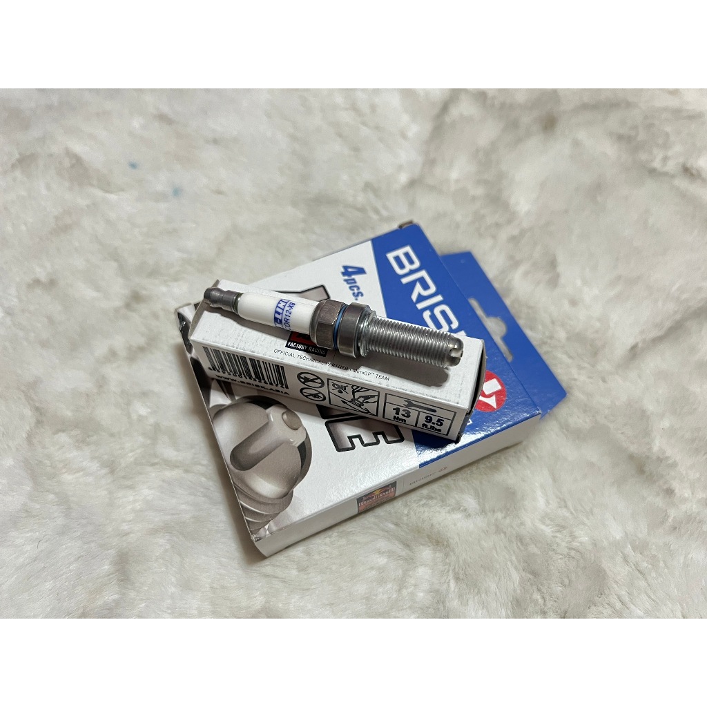 BRISK หัวเทียน4เขี้ยว COR12-X8 ตรงรุ่น FORZA300-350 ADV350 XMAX300 PCX160 หลีด/จีออโน่ 4วาว