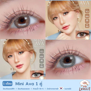 คอนแทคเลนส์[มินิ] Mini Ava Brown / Gray (Kitty Kawaii) ☁️ มี อย.ไทย