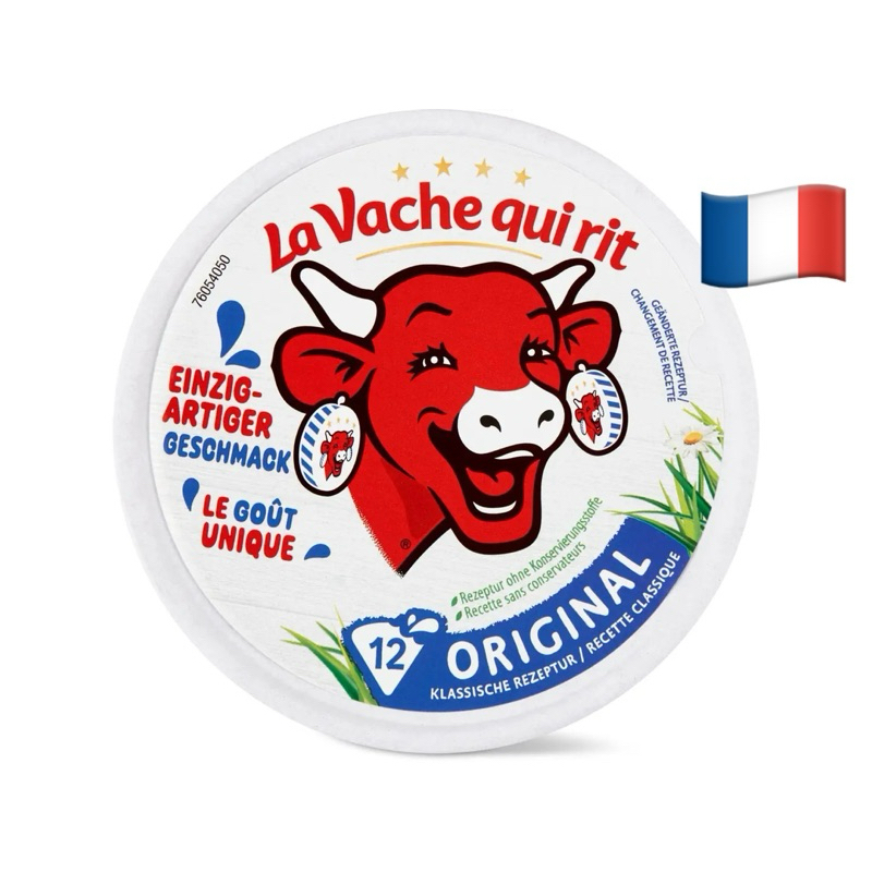 Laughing cow cheese 12 pcs. La Vache qui Rit Fromage ชีสวัวแดง