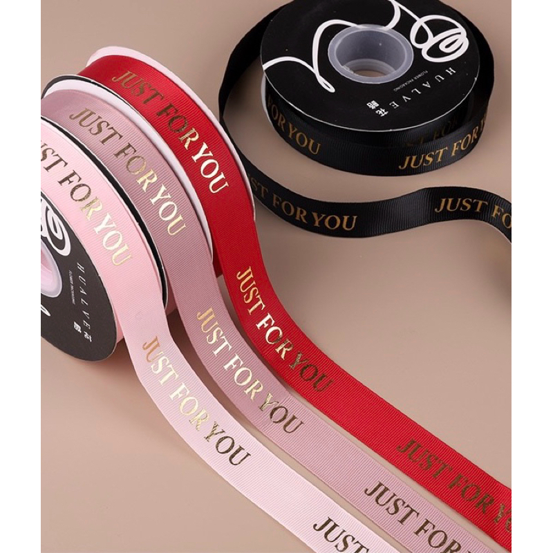 ริบบิ้น Just for you พร้อมส่ง
